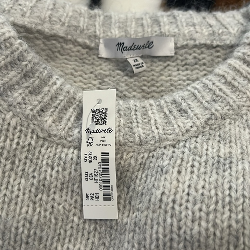 NWT madewell sweater - Picture 2 of 4